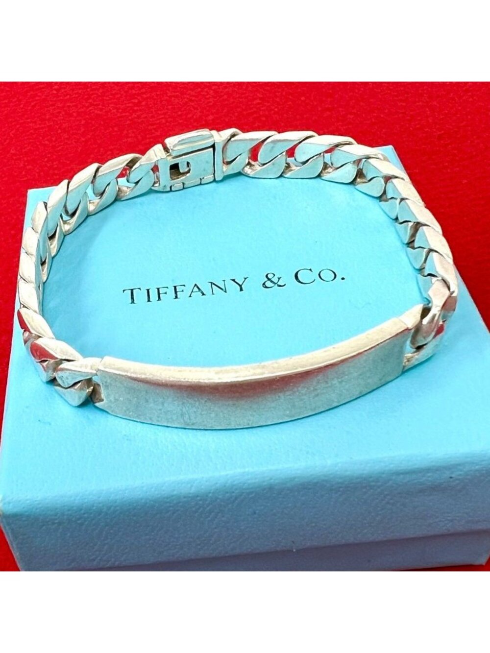 Tiffany & Co Vintage ID Bracelet 925 Sterling Silver
